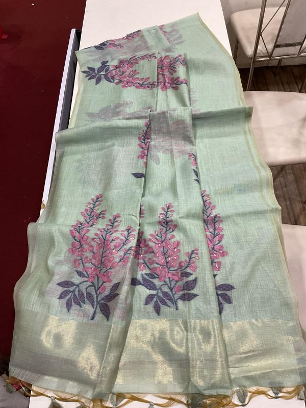 Akshara muga silk wholesale saree market in surat